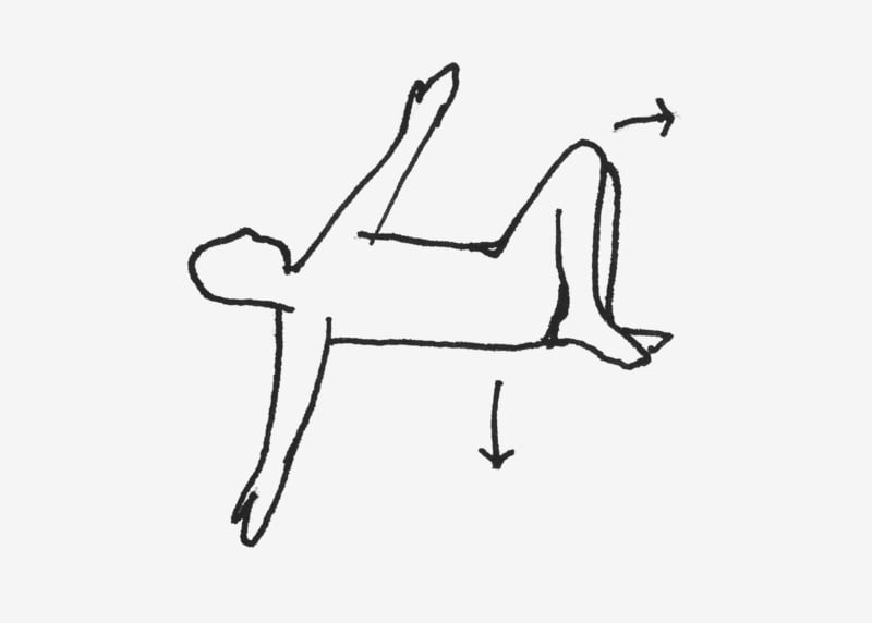 Rocking Knees Pose | Wolfs Yoga Rocking Knees Pose